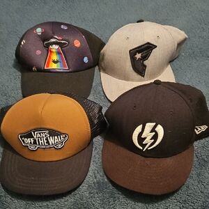 Vans Multicolor and Gray Baseball Caps Collection